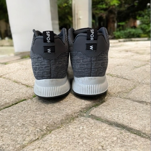 Recyphi Men's Gray Elevator Sneakers - Picture 4 of 4